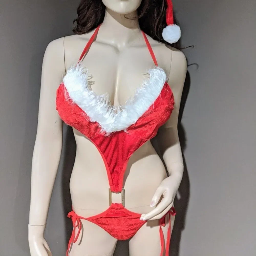 Santa's Christmas Teddy / Bodysuit - Picture 3 of 5